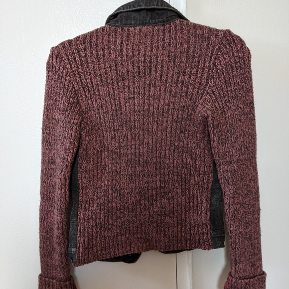 Miss sixty denim sweater jacket y2k 2000 - Picture 2 of 3